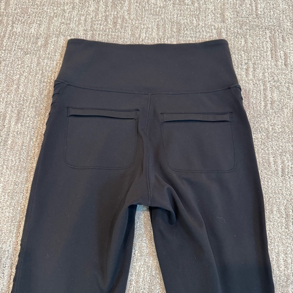 Athleta Black Delancey Moto Tights - Picture 6 of 8